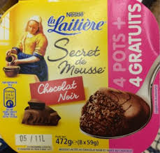 Mousse Au Chocolat Noir Secret De Mousse La Laitiere Points Ww