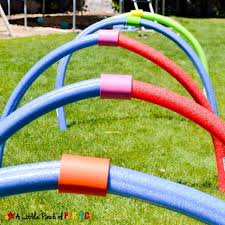 Can be used as a swim training aid. Diy Pool Noodle Connectors For Fun Outdoor Play This Summer