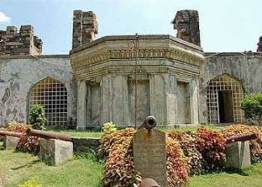 The historic ruins of Kondapalli Fort, AI generated