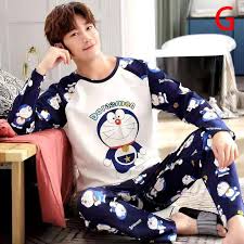 Compre Brand Autumn Men S Cotton Pajamas Letter Striped Sleepwear Cartoon Pajama Sets Casual Lounge Suits Pyjamas Plus Size 3xl Pijama Barato Frete Gratis Avaliacoes Reais Com Fotos Joom