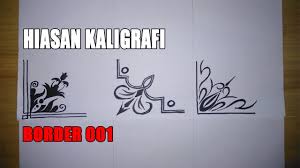 Gambar hiasan pinggir kaligrafi simple dan mudah ideku unik. 35 Trend Terbaru Pinggir Hiasan Kaligrafi Simple Tapi Cute766