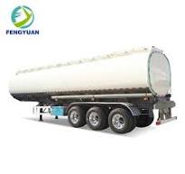 Fengyuan Crude Oil Fuel Tank Truck Semi Trailer 3 Axle 40000 Liters