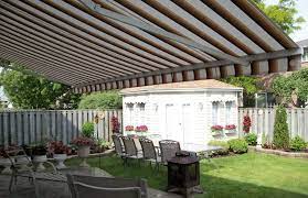 Stiped Physique Xl Rolltec Retractable Awnings Toronto Ontario Canada Retractable Awning Outdoor Structures Pergola