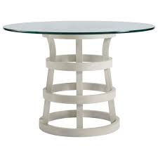 Coastal round kitchen table and chairs. Universal Coastal Living Home Escape 44 Round Dining Table With Glass Top Furniture Barn Kitchen Tables
