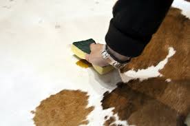 If there is a small stain on your cowhide rug from a spill, you can try using shampoo and water to remove it. How To Clean Dog Urine From A Cowhide Rug Quora