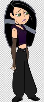 Tiana is the main protagonist of the animated movie the princess and the frog. Kim Possible Ron Stoppable Goth Subculture Black Hair Moral Character Png Clipart Art Behavior Black Hair