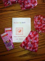Ideas would be perfume, candy, massage oil, lingerie, etc. Valentine For Daycare Class For Toddlers Toddler Valentine Gifts Valentines Class Party Valentine Gifts