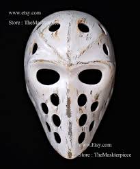 Richard Sevigny Ice Hockey Mask Goalie Helmet 1:1 Scale Wearable Home Decor  Vintage Style G16