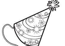 I used to be able to fold a hat out of newspaper. Party Hat Coloring Pages Happy New Year Coloring Pages Coloring Pages For Kids And Adults