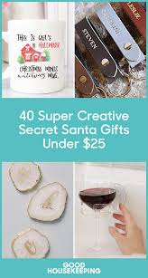 Whether you're doing a gift exchange with your family or a group of friends, it can feel nerve wracking if you end up. 40 Creative Secret Santa Gifts Under 25 That Beat Your Go To Gift Card Best Secret Santa Gifts Secret Santa Gifts Santa Gifts