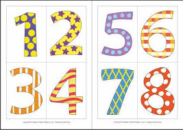 Learn the numbers one, two, three, four, five, six these english number colouring pages are great resources to introduce early learners to new vocabulary. Digit Cards Printable Numbers Free Printable Numbers Numbers Kindergarten