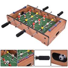 Overall you will probably need a 10 feet by 7 feet space for your standard foosball table. Goplus 20 Foosball Table Christmas Gift Game Soccer Arcade Size Football Sports Indoor