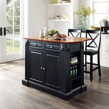 Maybe you would like to learn more about one of these? Crosley Coventry Drop Leaf Breakfast Bar Kitchen Island With 3 Stools Kf300073bk 1255295 At Tractor Supply Co