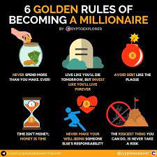 Yes, crypto currencies like bitcoin/ethereum having potential to make anyone millionaire. Do You Know This Rules And What Would You Add Curated By Crypto Preneur If You Enjoy Our Content Please Sup Investing Become A Millionaire How To Get Rich