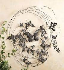 Flying Butterflies Metal Wall Art Metal Garden Wall Art Metal Butterfly Wall Art Outdoor Wall Art Metal Garden Wall Art