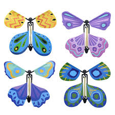 Start from the right end of. 4 Pcs Magic Flying Butterfly Flies From Cards Letters Books Gifts And Flowers Wind Up Butterfly Toy Great Surprise Wedding Birthday Gift Buy Online In Aruba At Desertcart 67190444