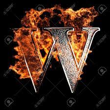 typography burning alphabet letter w lettering stylish alphabets alphabet design