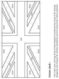 The national flag of the united kingdom. England Flag Coloring Page Coloring Home