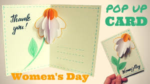 We made this snowman card here at paper chaser to that pops out right when you flip the hey guys, paper chaser to here! Sevcraft Flower Pop Up Card How To Make An Easy Greeting Card With Pop Up Flower Hand Made Popupcards Youtube
