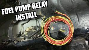 Checking the fuel pump relay is unfortunately a little more time consuming. E30 Fuel Pump Relay Install Youtube