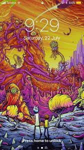 Fondos de american horror story fondos de rick y morty fondos de 2021. Wallpaper Rick And Morty Iphone Lockscreen 2021 3d Iphone Wallpaper