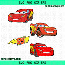 4.6 out of 5 stars 58. Bundle Cars Lightning Mcqueen Svg Decor Party By Svgtrendy On Zibbet