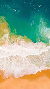 Green And White Water Sea Waves Aerial View Beach Wallpaper Beach Wallpaper Sea Waves Aerial View