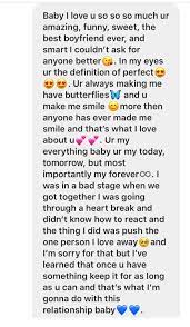 Nothing is comparable to making you smile and giggle. Paragraph For Ur Boyfriend Cute Messages For Boyfriend Cute Texts For Him Love Letter To Girlfriend