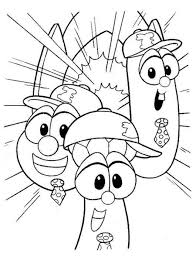 Veggie Tales Coloring And Drawing Page Christian Coloring Christmas Coloring Pages Coloring Books