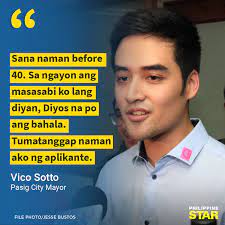 They got married in 2011. Woman S Hilarious Resume To Apply As Mayor Vico Sotto S Girlfriend Goes Viral Rachfeed