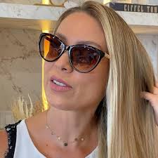 Óculos De Sol Feminino Marie Gateado Acetato Mackage