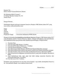 Surat permohonan sendiri dapat bersifat resmi atau pun tidak resmi. Download Surat Permohonan Beasiswa Bidik Misi