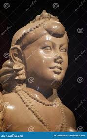 An Ancient Stone Sculpture a Naked Woman Called Didarganj Yakshi Stock  Photo