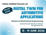 Value Added Course on Digital Twin for Automotive