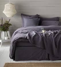 Lavender 100 Flax Linen Set Brooksfield World S Comfiest Linen Sheets Bed Linens Luxury Linen Duvet Cover Natural Linen Duvet Covers