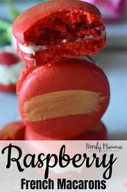 Raspberry Macarons Recipe Homemade Pie Recipes Macarons Cookies Recipes Christmas