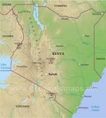 We can create the map for you! Kenya Physical Map