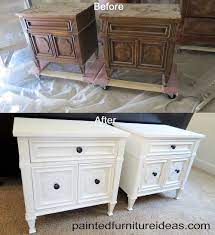 Maybe you would like to learn more about one of these? Drexel Nightstands Painted White Redo Furniture Furniture Diy Furniture Projects