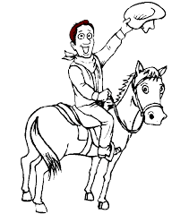 Coloring is the perfect way to past time. Free Cowboy Coloring Pages Coloring Home