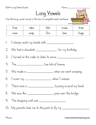 Long Vowels Worksheets Have Fun Teaching Vowel Worksheets Long Vowel Worksheets Short Vowel Worksheets