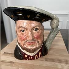 Royal Doulton Henry VIII Toby Mug Large 6 1/2” D6642 Rare Vintage