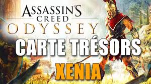 Assassin S Creed Odyssey Carte Tresors Xenia Plume Bracelet Conque Lyre Flute Et Coffre Youtube