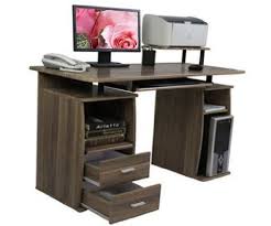 Computer desks are constantly adapting and changing to meet our needs. Workstation Pc Computer Desk Desktop Table Home Office 2 Drawer Sliding Keyboard Shelf Uk Computer Desks Workstations
