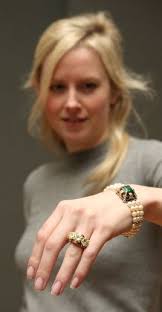 Diamond Tree Stone Engagement Ring Deborahs Editorial Stock Photo