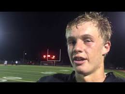 Andover Central's Cole Taylor discusses the Jaguars' 28-21 victory over  Goddard