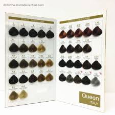 salon professional hair dye colours chart for hair swatch book