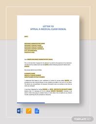 Claim letter is the most important and the basic requirement to ensure a person's eligibility for claim from name of the insurance claiming person address _ email id. Free 10 Best Medical Appeal Letter Examples Templates Download Now Examples