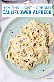 Creamy Cauliflower Alfredo Dairy Free Pasta Cauliflower Alfredo Nutritional Yeast Recipes