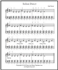 Indian Dance Beginner Keyboard Music