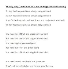 Healthy Eating Teaching Resource A Song About Healthy Eating Sung To The Tune Of If Preschool Healthy Eating Healthy Nutrition Diet Healthy Eating For Kids